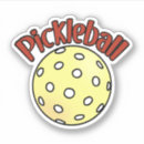 Recherche de boule jaune autocollants Pickball