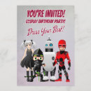 Recherche de cosplay invitations Fête