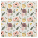 Recherche de fleurs pastel tissus Élégant