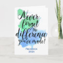 Recherche de le meilleur professeur vœux cartes Aquarelle