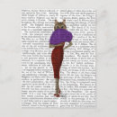 Recherche de fleurs violettes cartes postales Chat