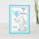Recherche de éléphant bleu vœux cartes Mignon
