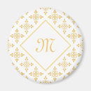 Recherche de damassé ronds magnets Floral