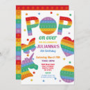 Recherche de pop it party invitations Fête