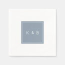 Recherche de dusty blue mariage décorations Monogramme