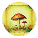 Recherche de champignons boutons et poignées de porte Vintage