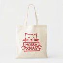 Recherche de noël de chat sacs Mignon