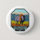 Recherche de bison badges Parc national de yellowstone