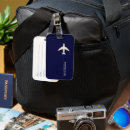 Recherche de pilot luggage tags Pour lui