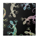 Recherche de gecko carreaux Illustration