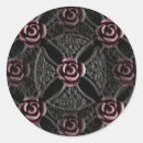 Recherche de croix rose autocollants Gothique