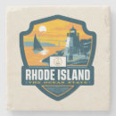 Recherche de le rhode island dessous de verres Vintage