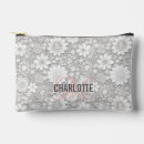 Recherche de dentelle cosmétiques pochettes Blanc