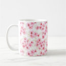 Recherche de cerises tasses Fleurs roses