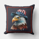 Recherche de aigle américain coussins Rouge blanc bleu