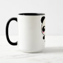 Recherche de panda kawaii tasses Noir