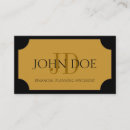 Recherche de planificateurs financier cartes visite Affaires
