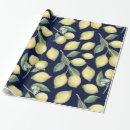 Recherche de fruits tropicaux papier cadeau Aquarelle
