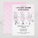 Recherche de dance recital invitations Ballerine