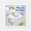 Recherche de baptême fille serviettes Vintage