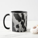 Recherche de motif de peau de vache tasses Animal