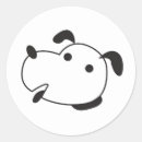Recherche de chien drôle autocollants Minimaliste