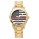 Recherche de pompier montres Mince ligne rouge