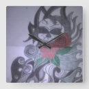 Recherche de tatouage horloges Rose