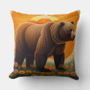 Recherche de ours brun coussins Nature