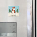 Recherche de bonhommes de neige magnets Fête