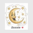 Recherche de homme sur la lune autocollants Céleste