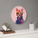 Recherche de chats colorés horloges Tendance