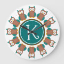 Recherche de oiseau bleu horloges Monogramme