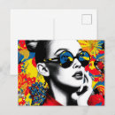 Recherche de jaune soleil cartes postales Lunettes de soleil