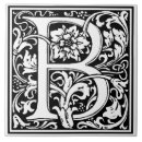 Recherche de lettre b carreaux Noir et blanc