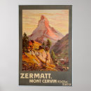 Recherche de zermatt suisse posters Vintage