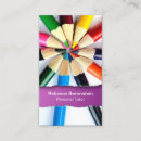 Recherche de crayon couleur cartes visite École maternelle