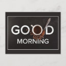 Recherche de café de matin cartes postales Tendance