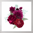 Recherche de roses rouge foncé posters Botanique