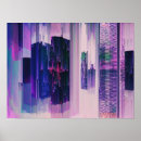 Recherche de cyberpunk posters Coloré