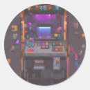 Recherche de console de jeu autocollants Rétro
