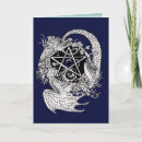 Recherche de symbole de dragon vœux cartes Dragons