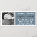 Recherche de naissance de bébé 10x23 invitations Élégant