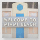 Recherche de miami dessous de verres Plage