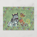 Recherche de felines cartes postales Imaginaire