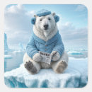 Recherche de iceberg autocollants Ours polaire