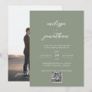 Recherche de économies blanches de mariage invitations Élégant