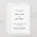 Recherche de classic wedding save the dates Couple