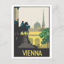 Recherche de vienne vintage cartes postales Illustration