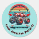 Recherche de rétro valentine autocollants Rouge